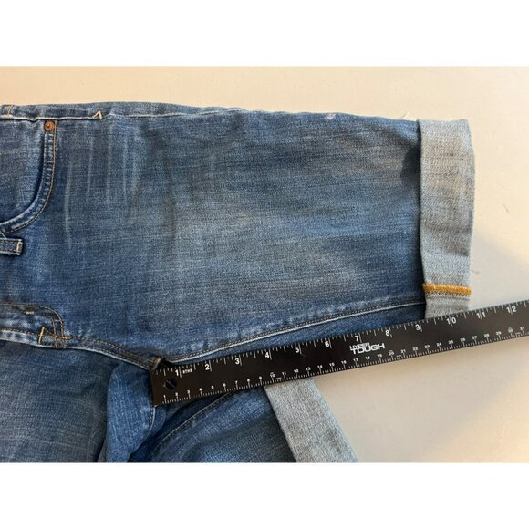 Women Seven7 Cut Off Jean Shorts Sz 30 Medium Wash - Picture 7 of 8